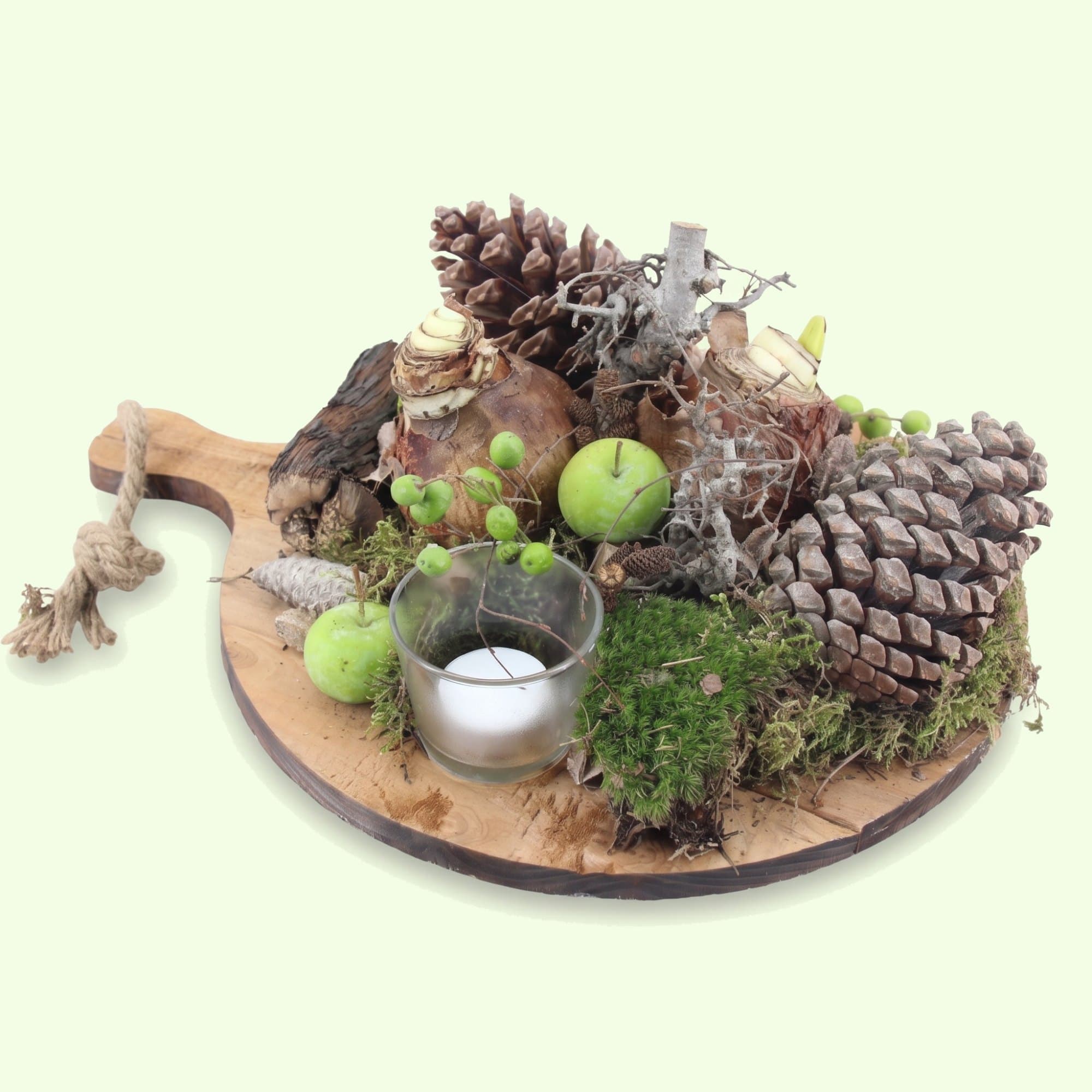 Selectie pompoenen en groen